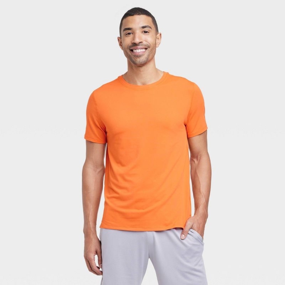 Orange workout tee